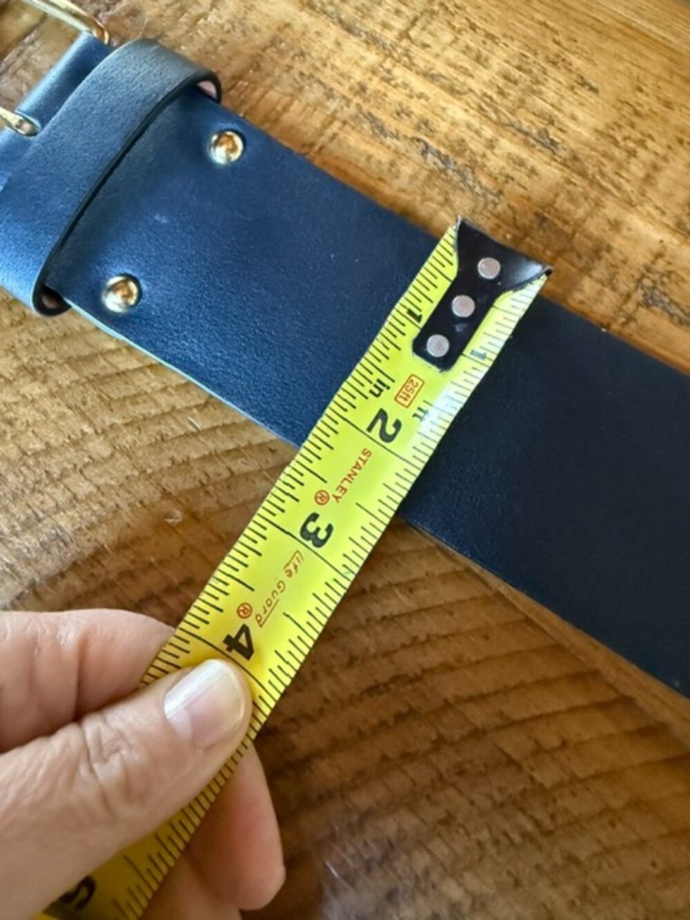 J. Crew Wide Black Belt - Picture 2 of 6